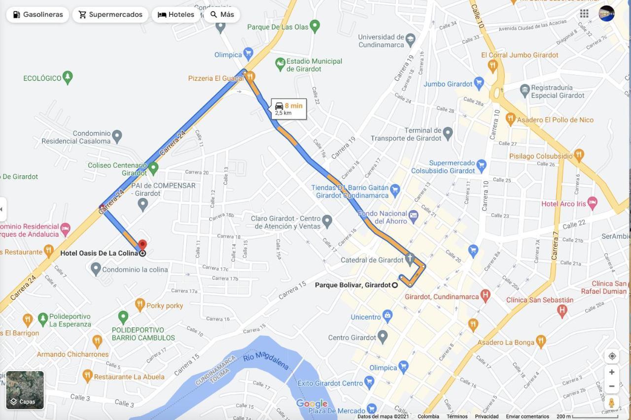 Hotel 0Asis De La Colina Boutique Girardot Kültér fotó